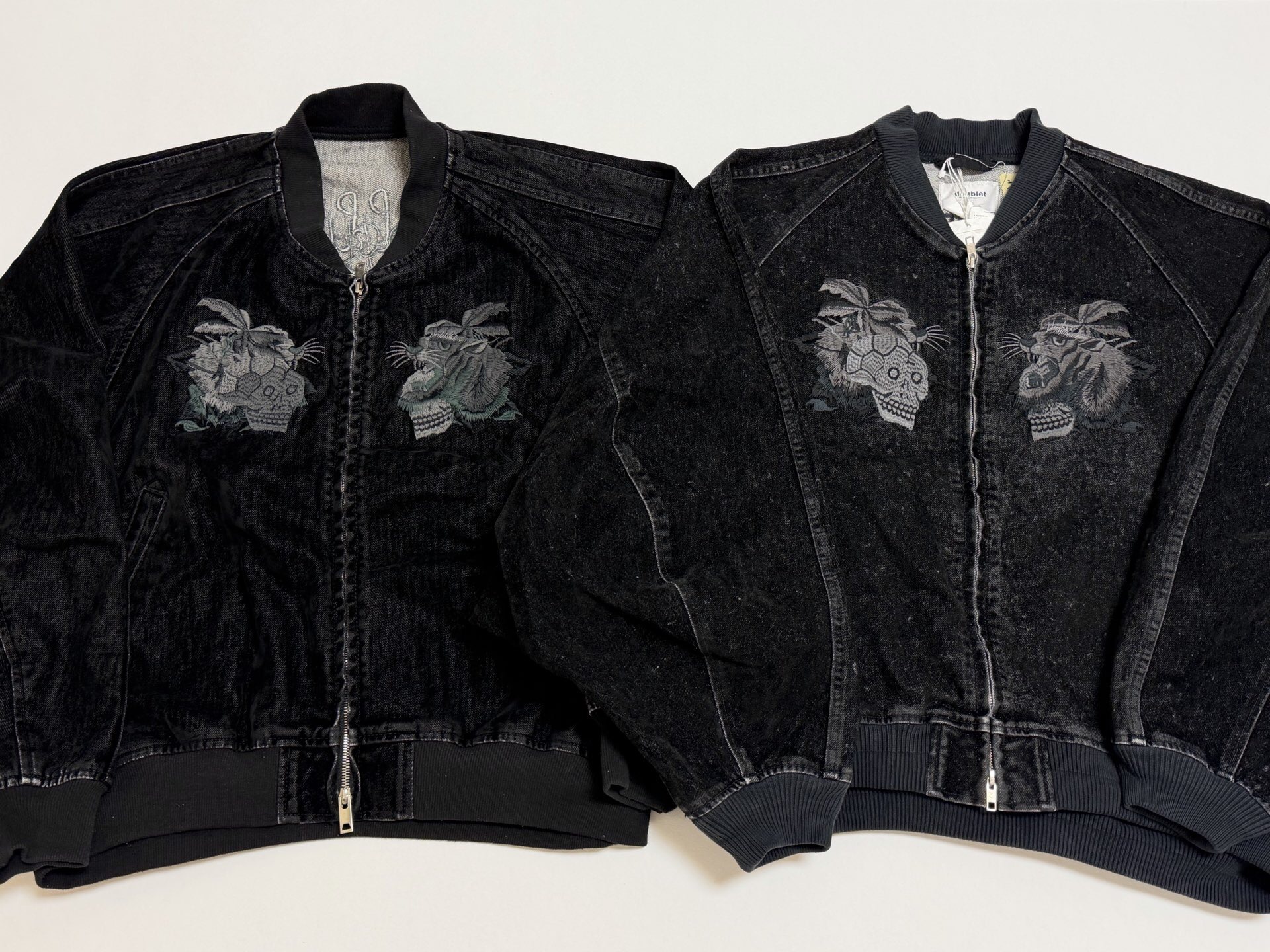 P469 Bat sleeve suede denim jacket · image 13